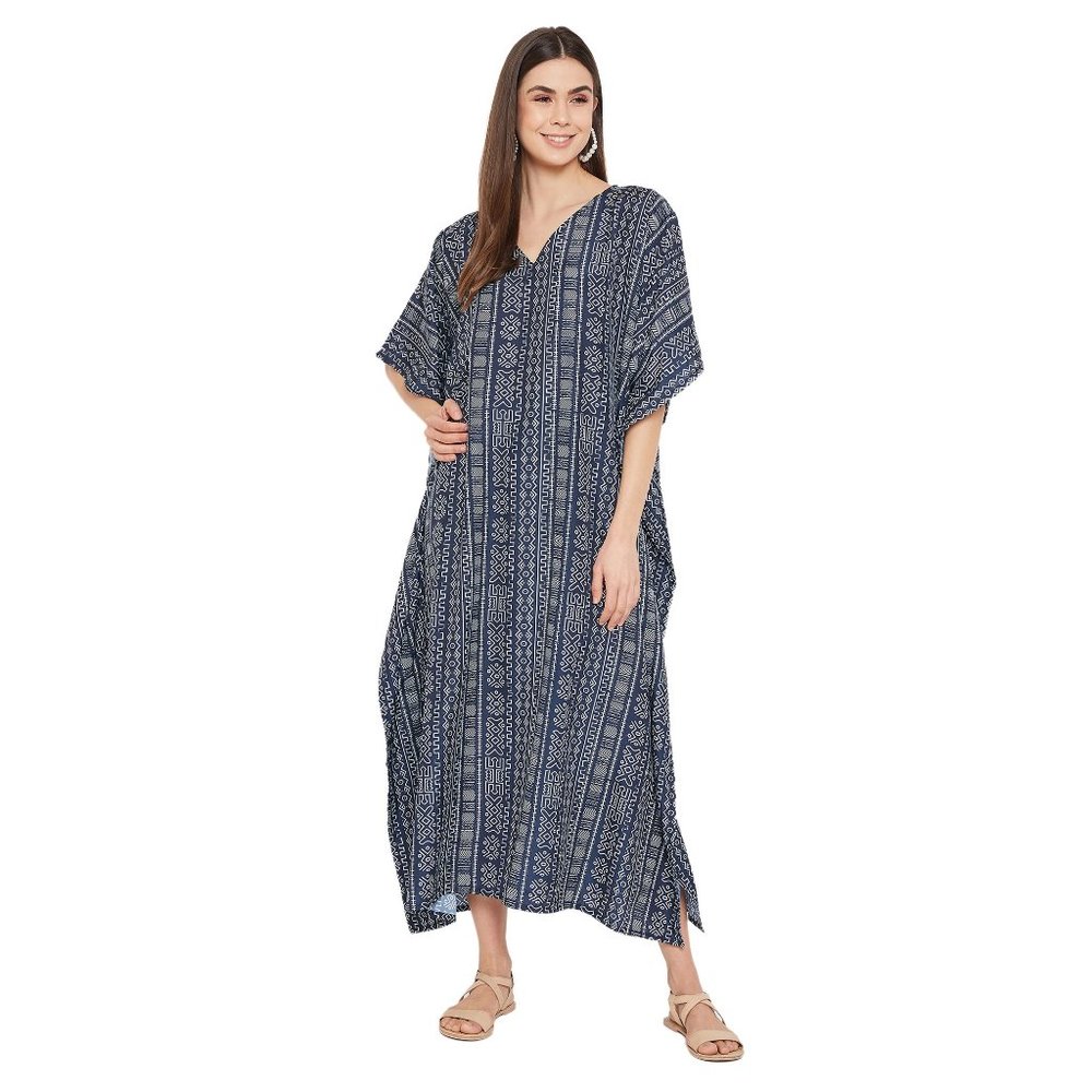 Tribal Intimates Gypsie Blu | Intimates & Sleepwear | Tribal Printed Navy Blue Polyester ...